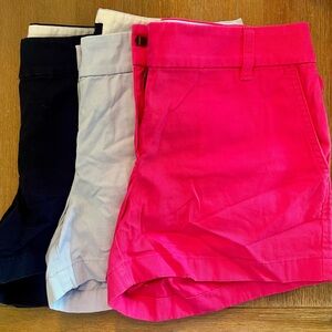 Women's Navy, White & Pink Shorts